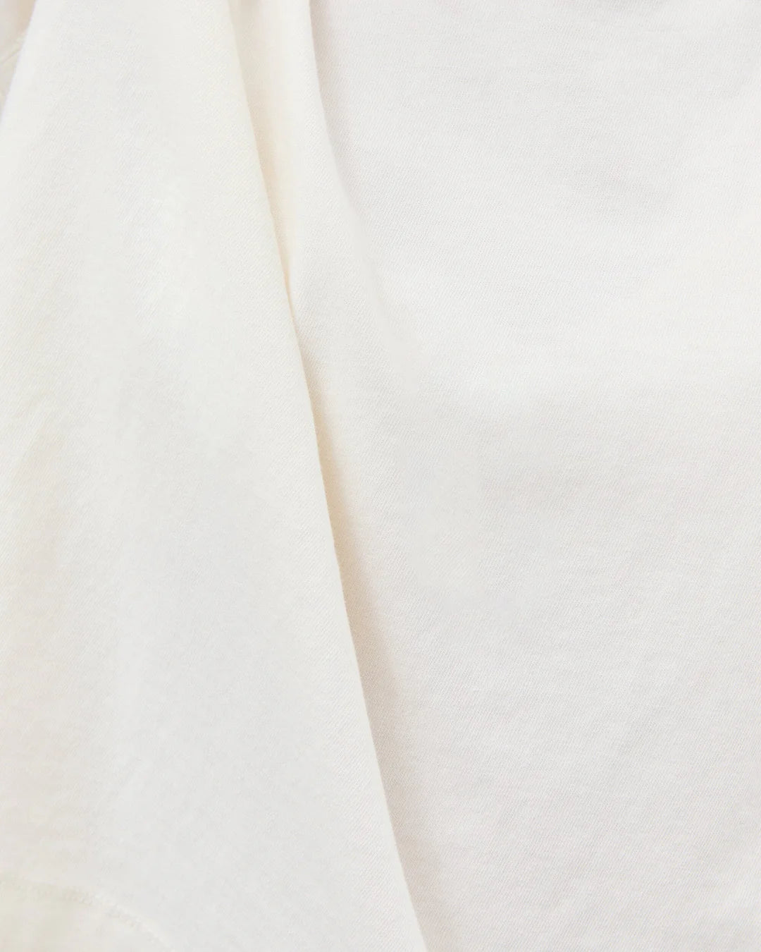 RELAXED CROP TEE - BONE