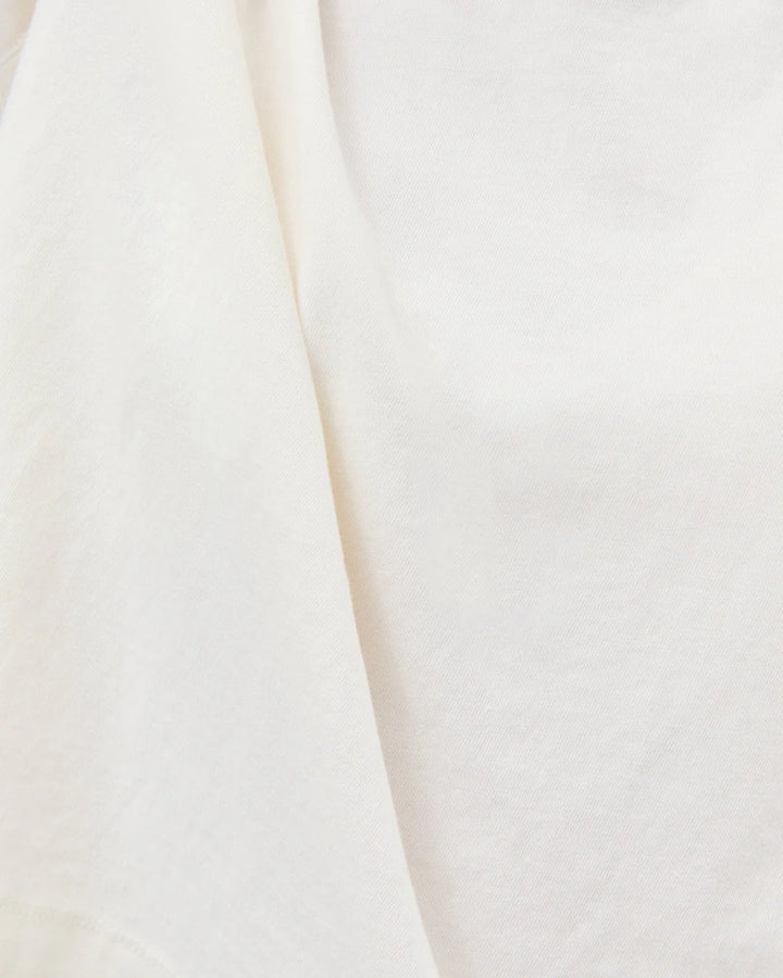 RELAXED CROP TEE - BONE