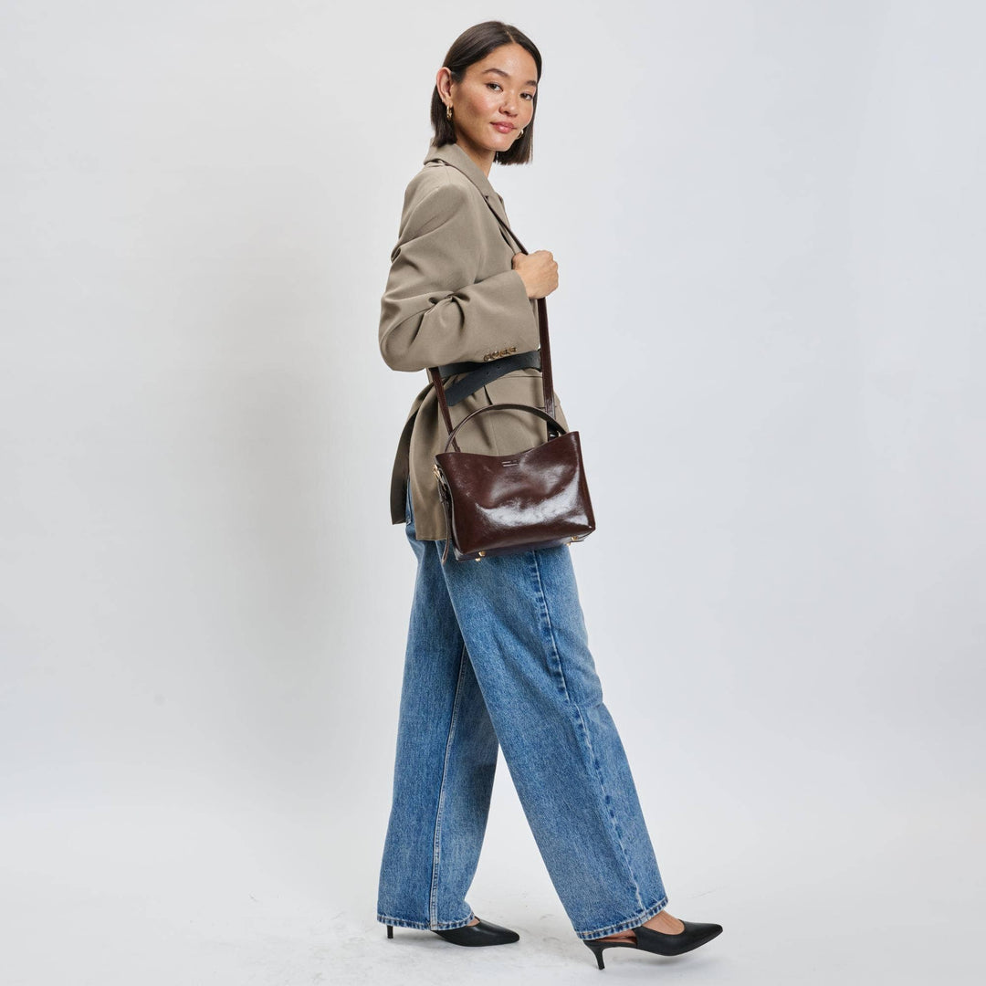 SOPHIE CROSSBODY - BURGUNDY