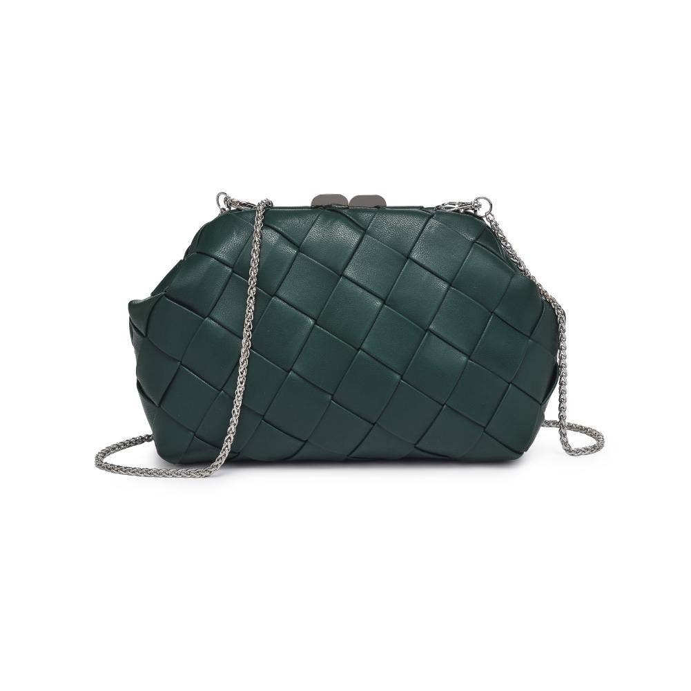 PAULINE WOVEN CROSSBODY - FOREST