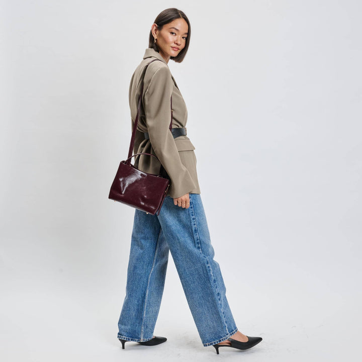 SOPHIE CROSSBODY - BURGUNDY