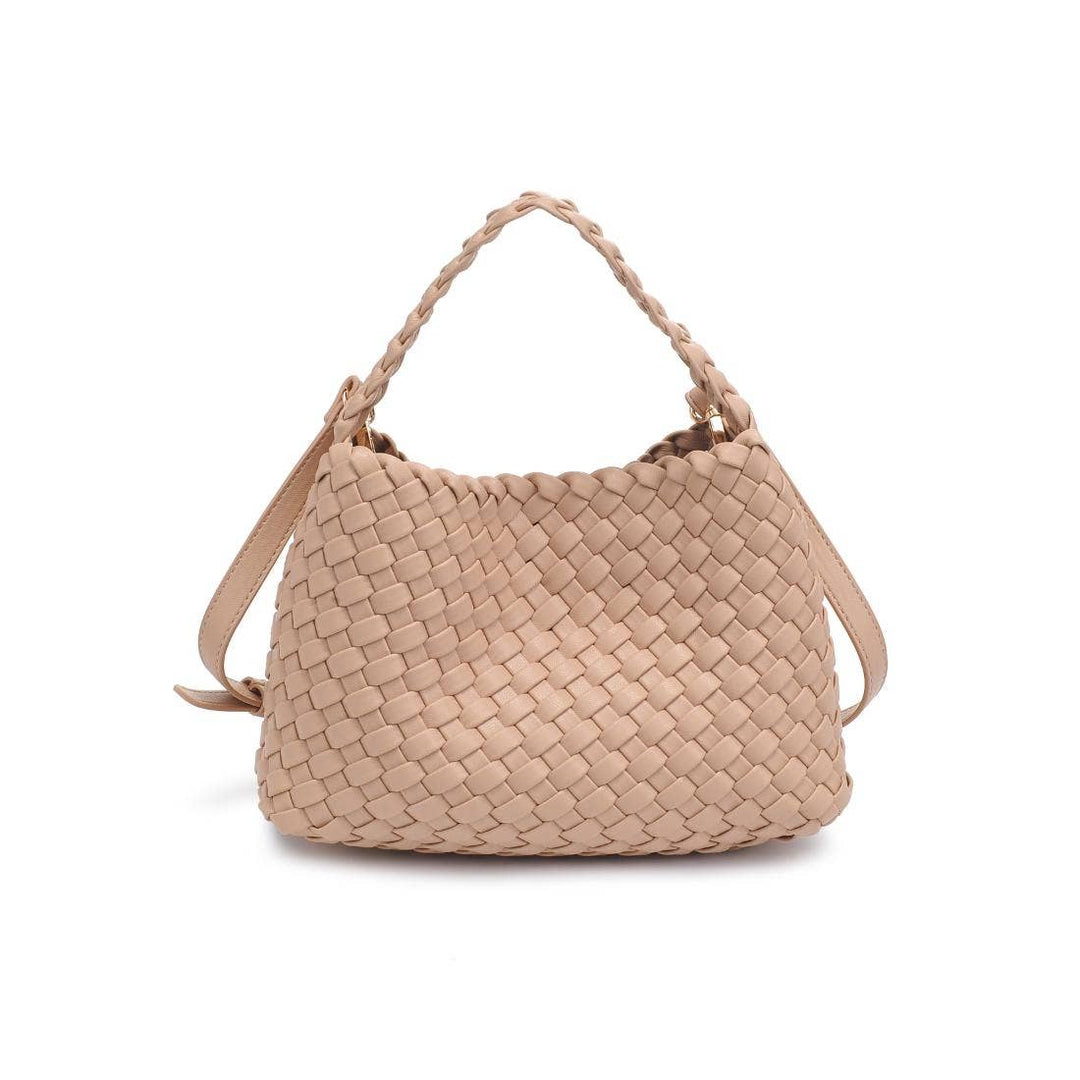 KAIA WOVEN CROSSBODY - LEMON
