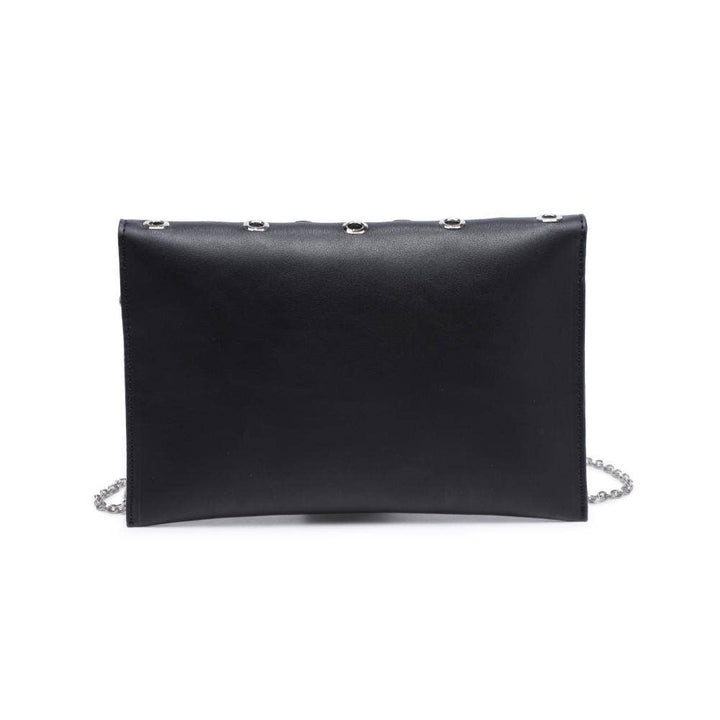 RAMONA GROMET CROSSBODY BAG - BLACK