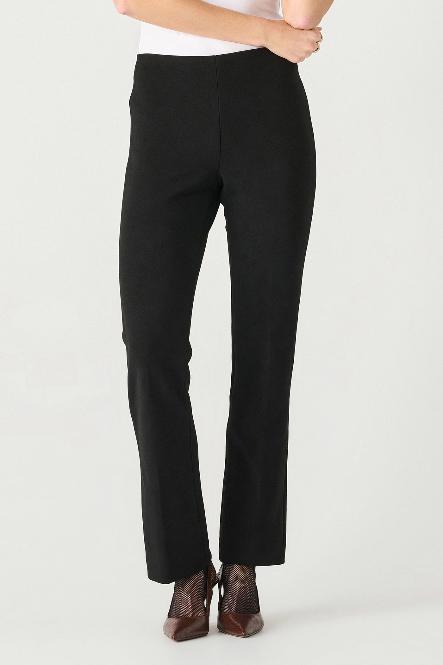 SLIM FIT BOOTCUT PANT - BLACK