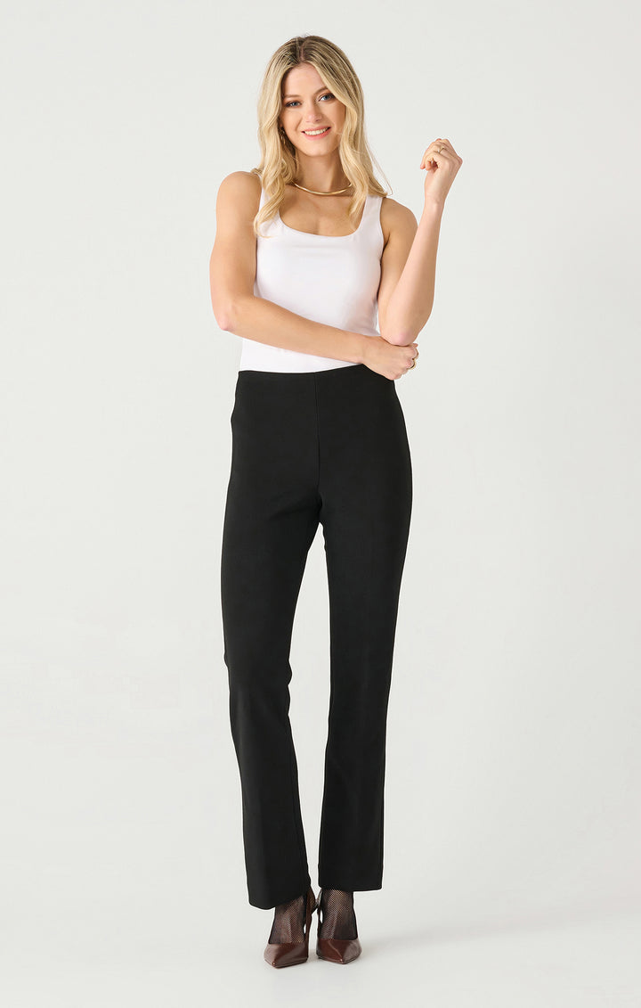 SLIM FIT BOOTCUT PANT - BLACK