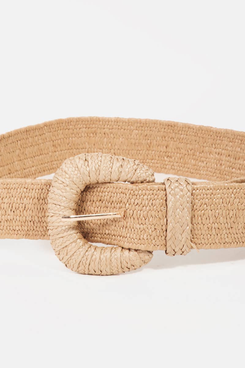 BRAIDED STRETCH FASHION BELT -