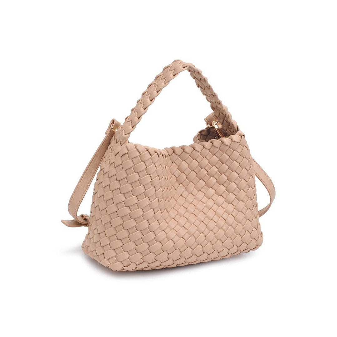 KAIA WOVEN CROSSBODY - LEMON