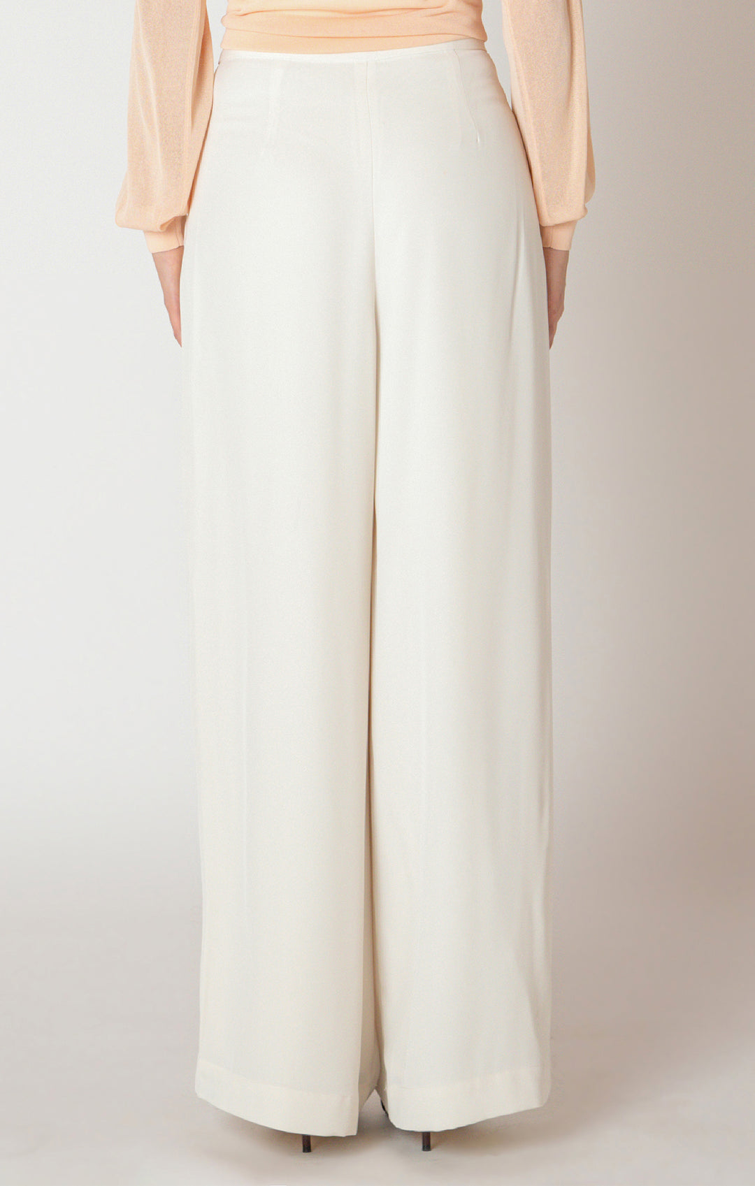 WIDE FLOWY PANT - ECRU
