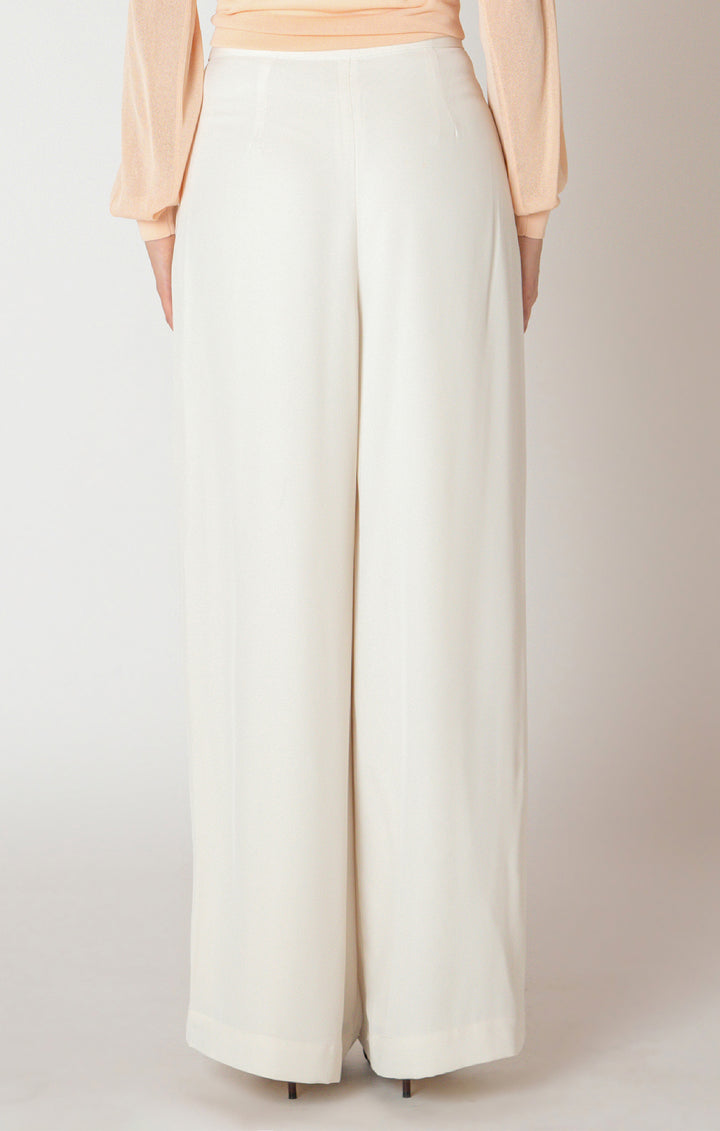 WIDE FLOWY PANT - ECRU
