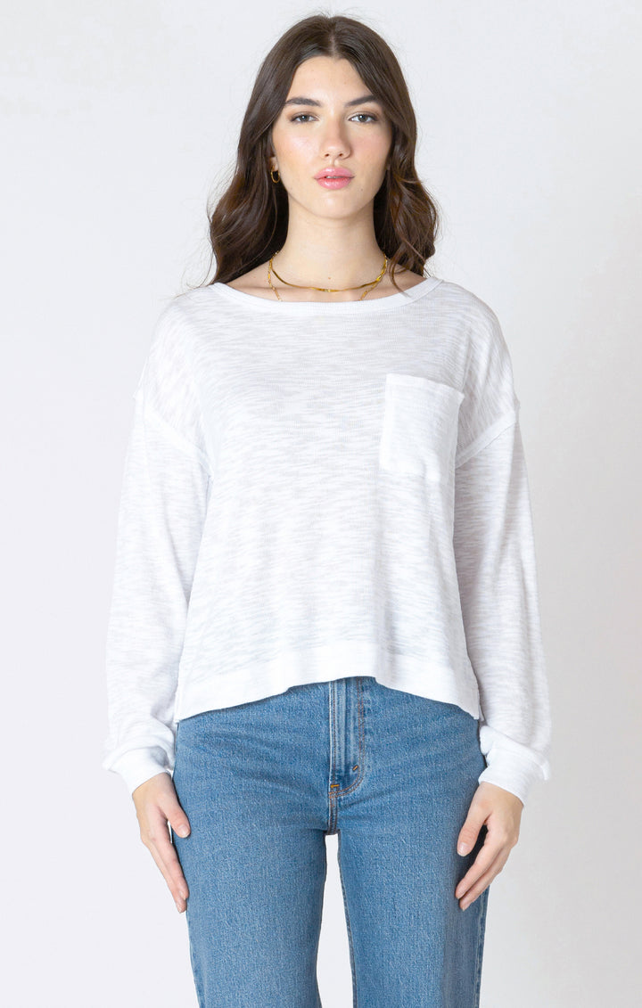 CREW NECK SWEATSHIRT - WHITE