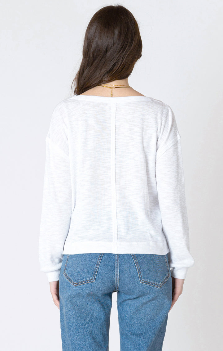 CREW NECK SWEATSHIRT - WHITE