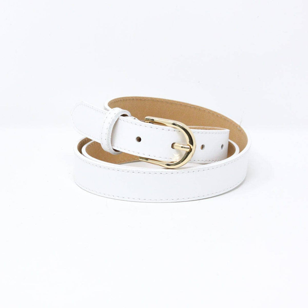 GENUINE ITALIAN LEATHER ADJUSTABLE BELT