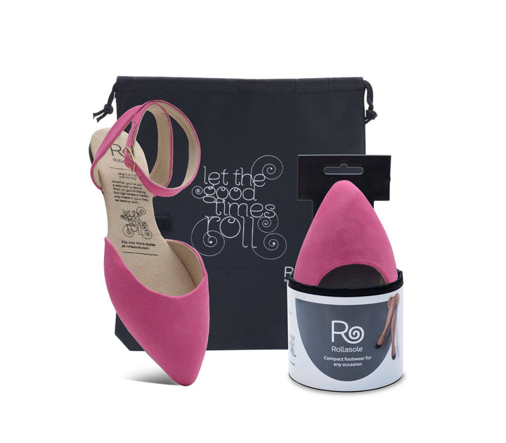 ROLLASOLE SLINGBACK FLATS - PINK CRUSH