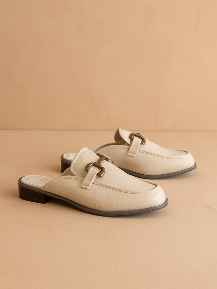 THE BLAKELY MULE LOAFER - BEIGE