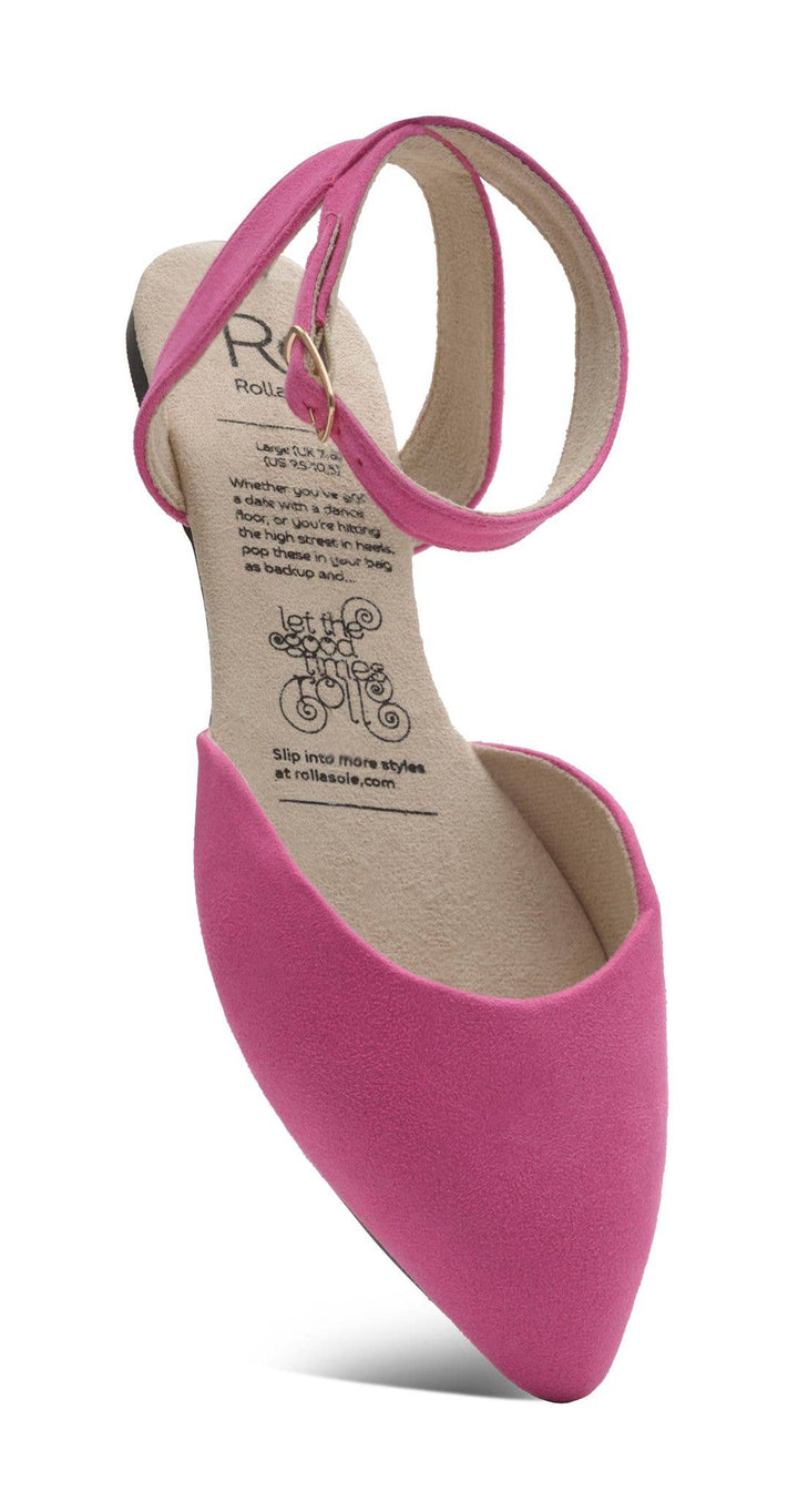 ROLLASOLE SLINGBACK FLATS - PINK CRUSH