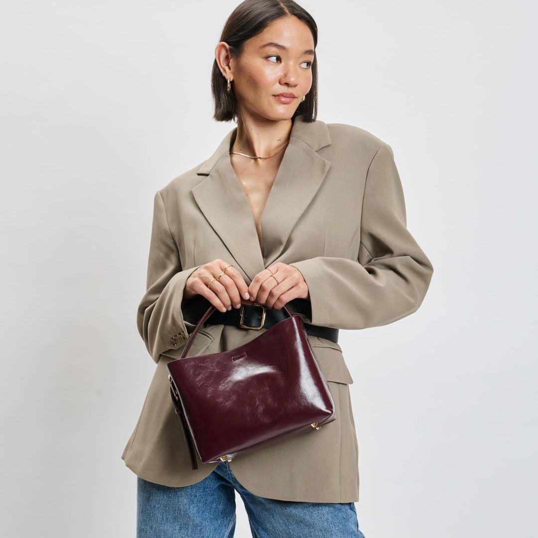 SOPHIE CROSSBODY - BURGUNDY