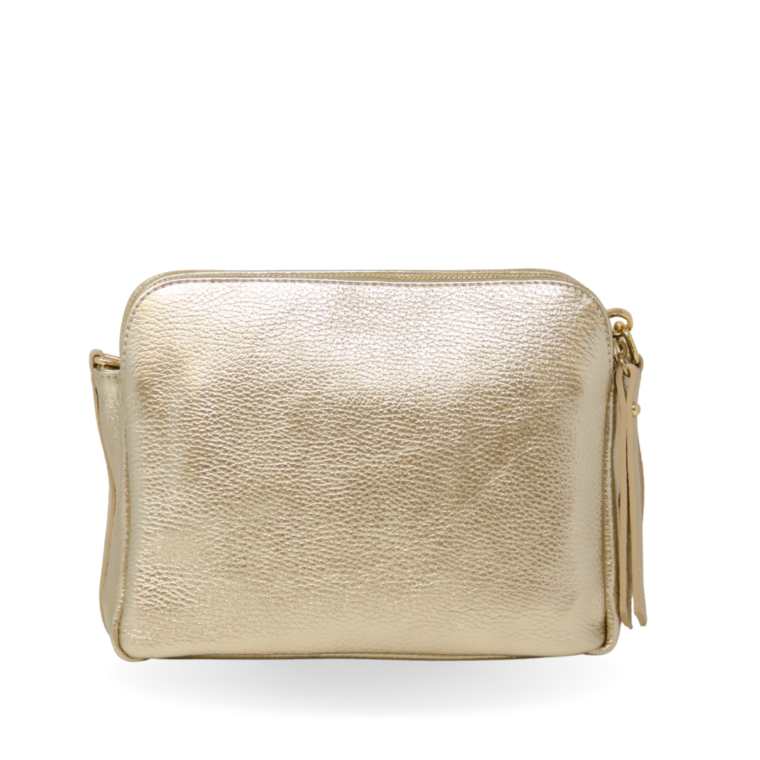 GENUINE ITALIAN LEATHER CROSSBODY BAG