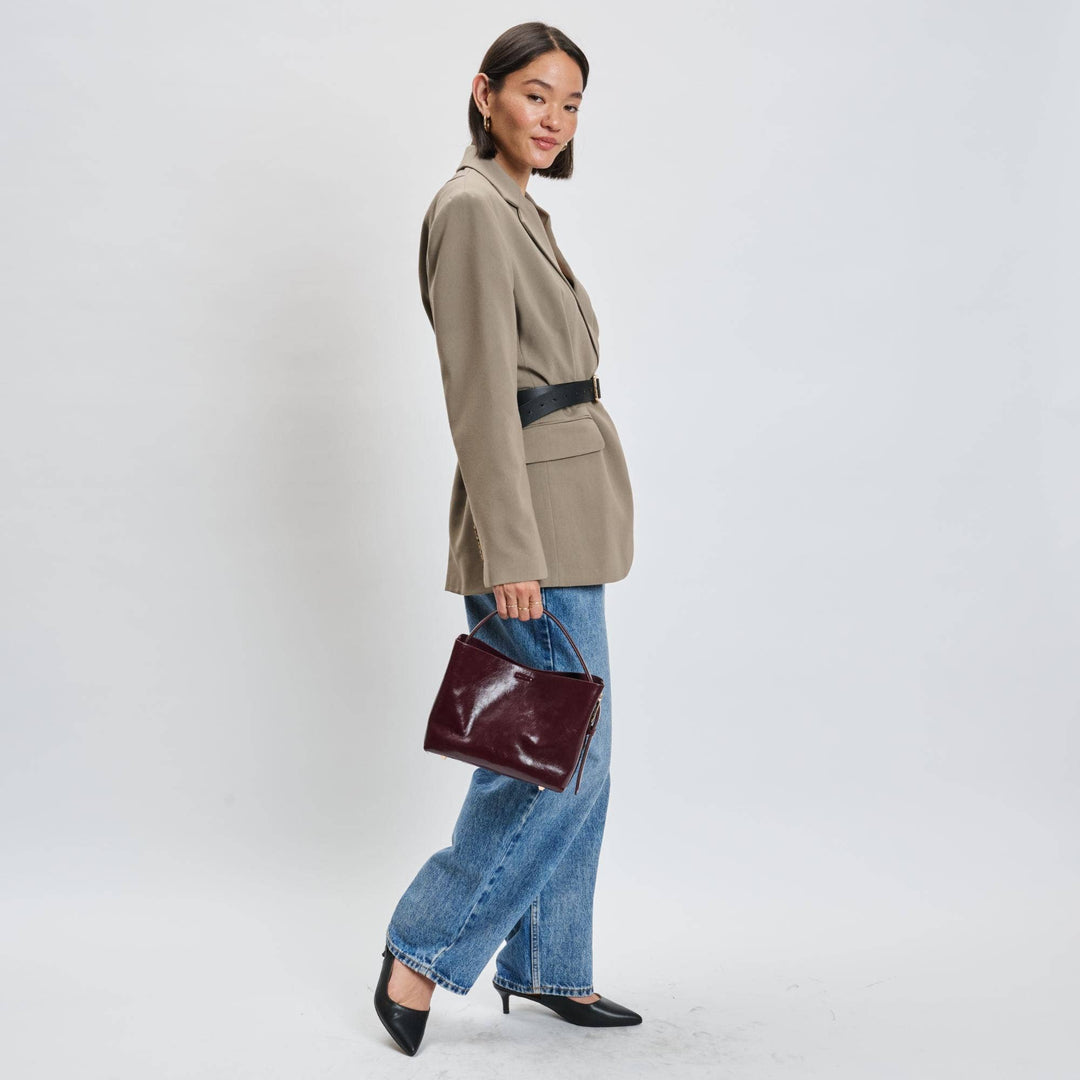 SOPHIE CROSSBODY - BURGUNDY