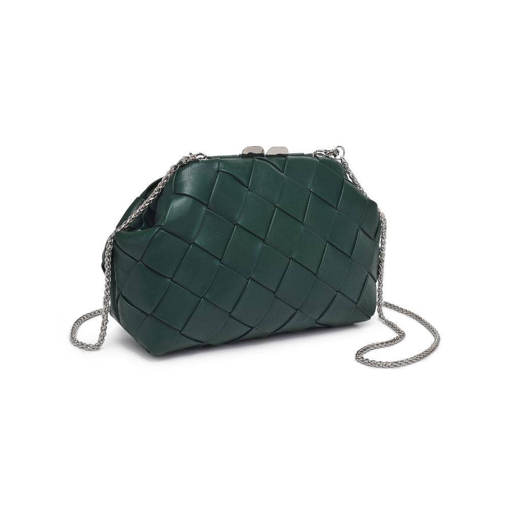 PAULINE WOVEN CROSSBODY - FOREST