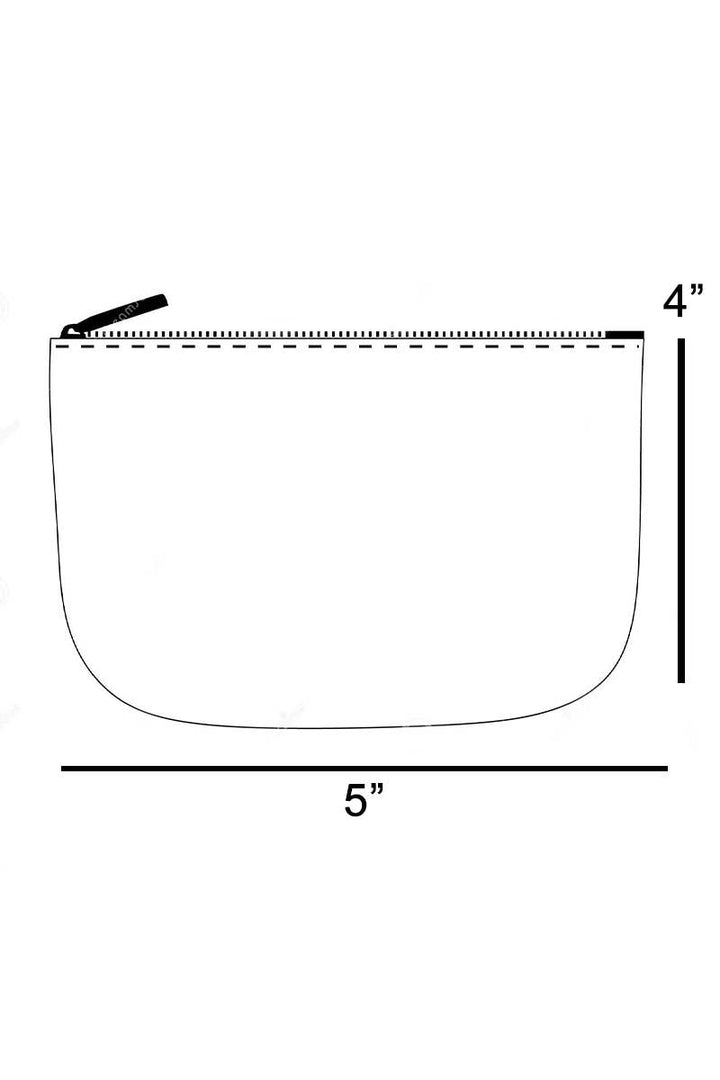 PICKLEBALL QUEEN SEED BEAD COIN PURSE - PINK