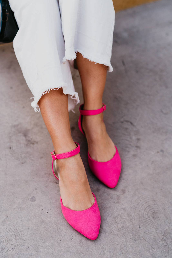 ROLLASOLE SLINGBACK FLATS - PINK CRUSH