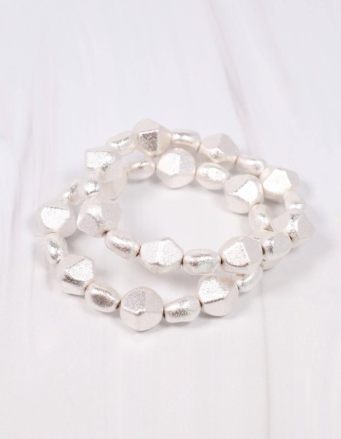 STEINFELD BRACELET SET - SILVER