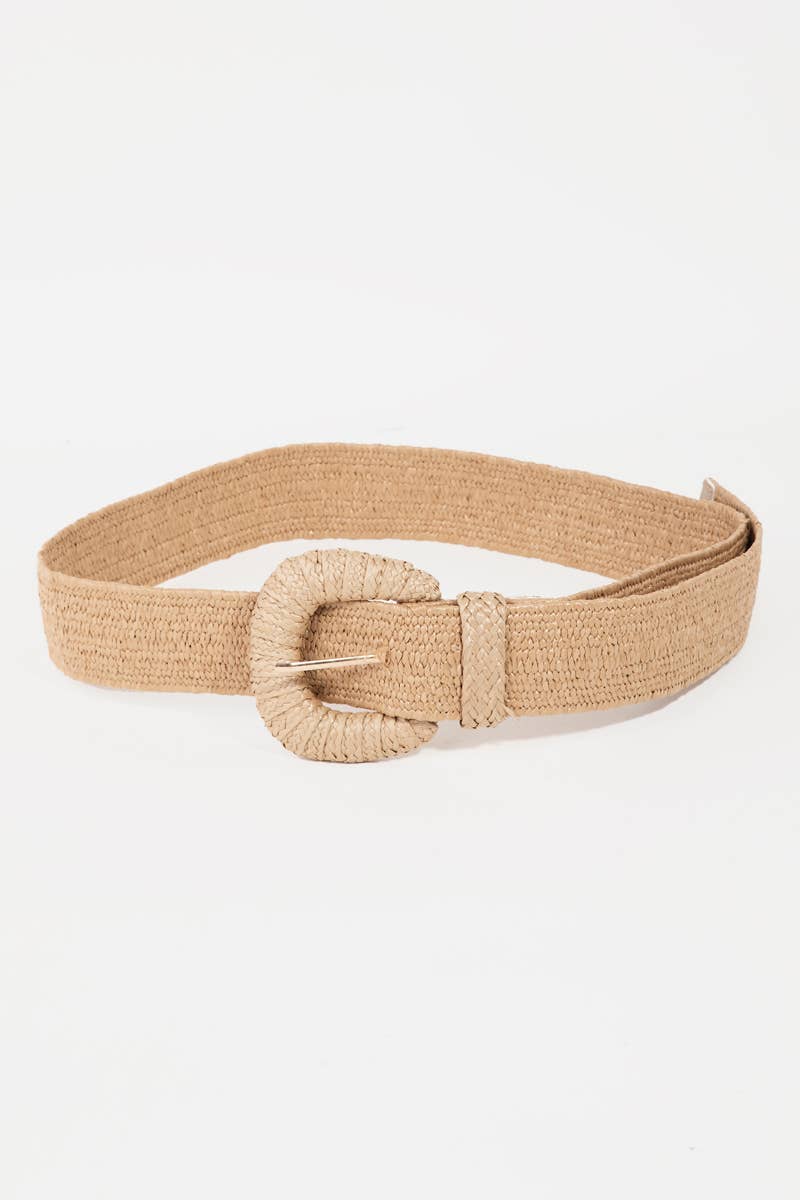 BRAIDED STRETCH FASHION BELT -