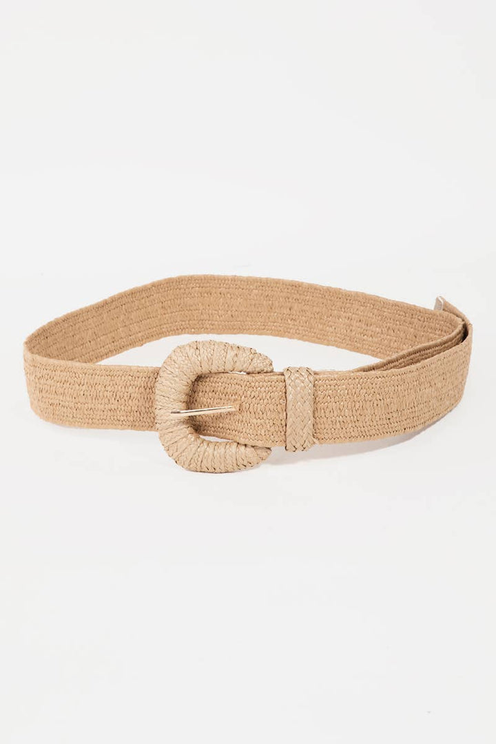 BRAIDED STRETCH FASHION BELT -