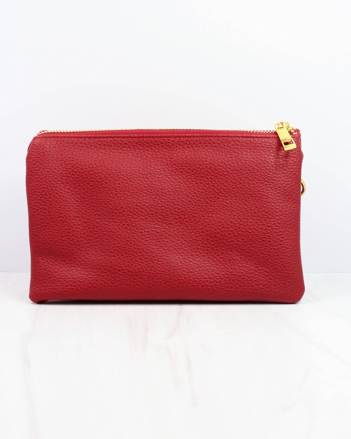 LIZ CROSSBODY BAG - BURGUNDY