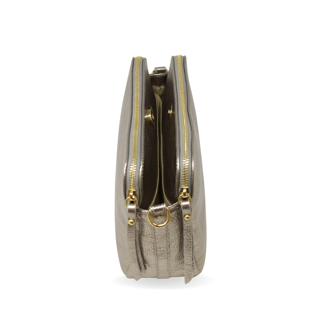 GENUINE ITALIAN LEATHER CROSSBODY BAG