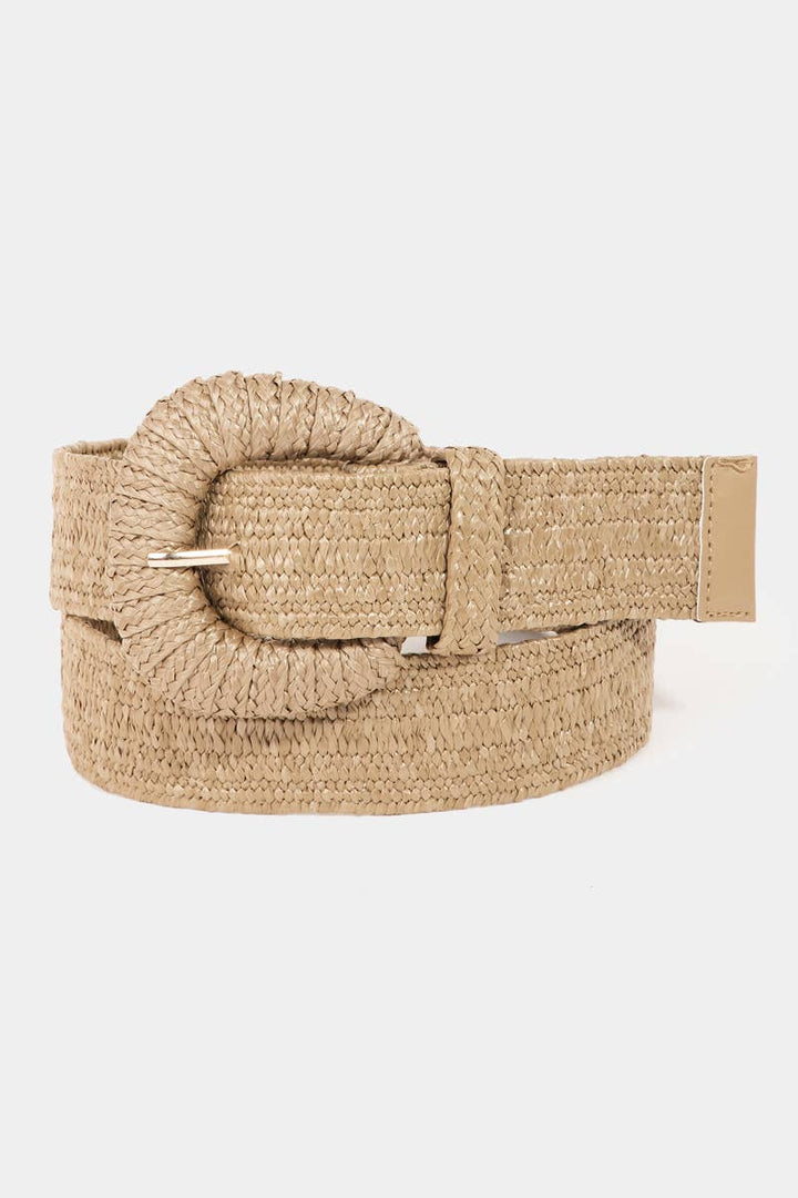 BRAIDED STRETCH FASHION BELT -