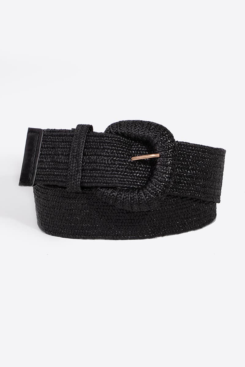 BRAIDED STRETCH FASHION BELT -