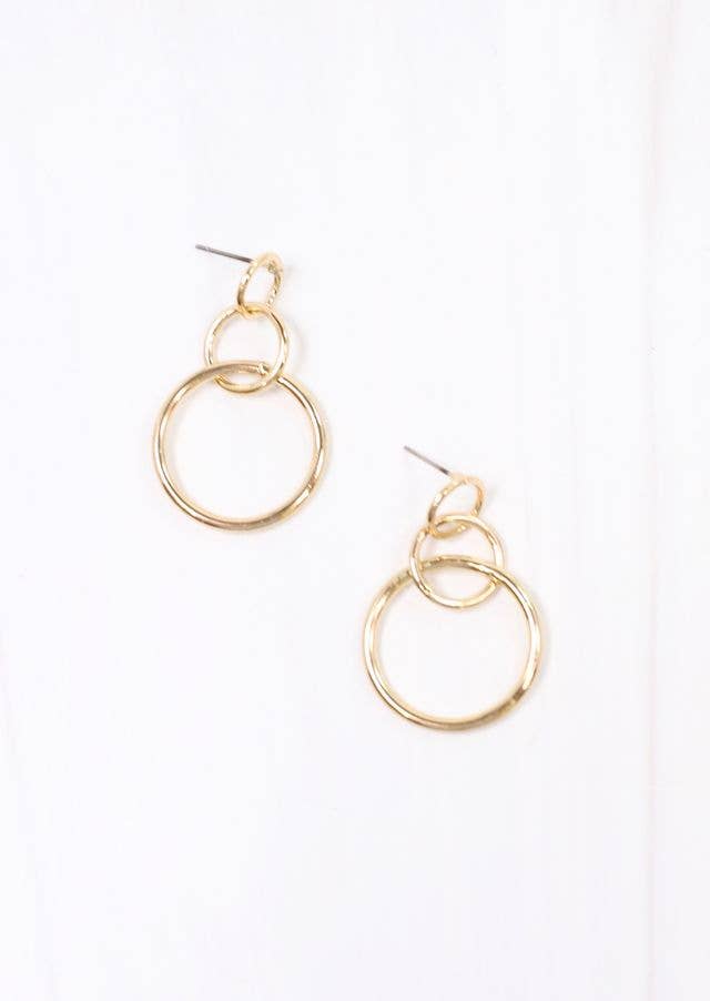 MOREY DROP EARRINGS - GOLD