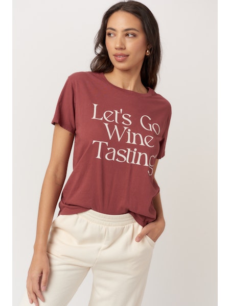 Let's Go Wine Tasting Graphic Tee - Project Social T