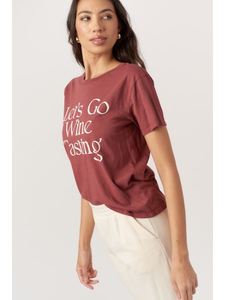 Let's Go Wine Tasting Graphic Tee - Project Social T
