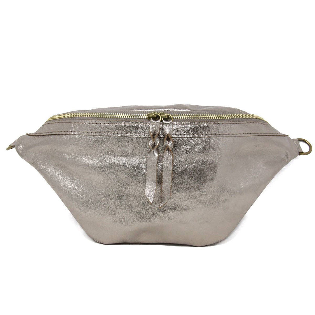 GENUINE ITALIAN LEATHER CROSSBODY FANNY PACK