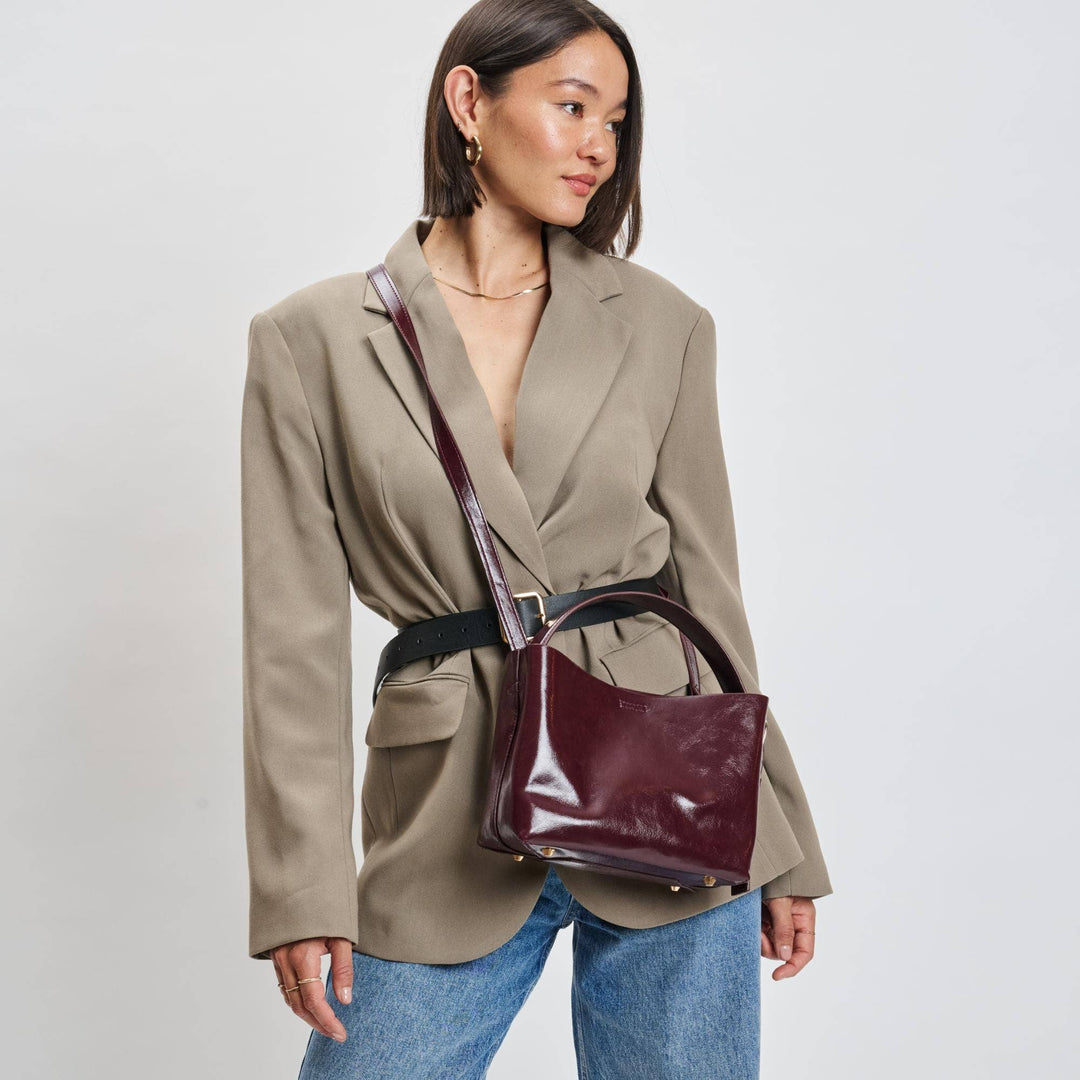SOPHIE CROSSBODY - BURGUNDY