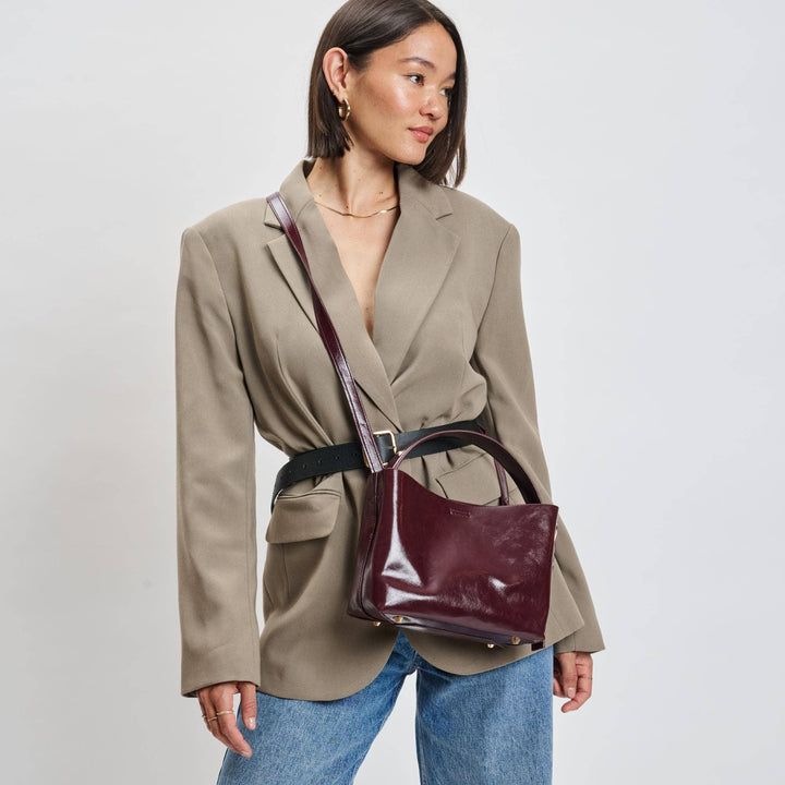 SOPHIE CROSSBODY - BURGUNDY