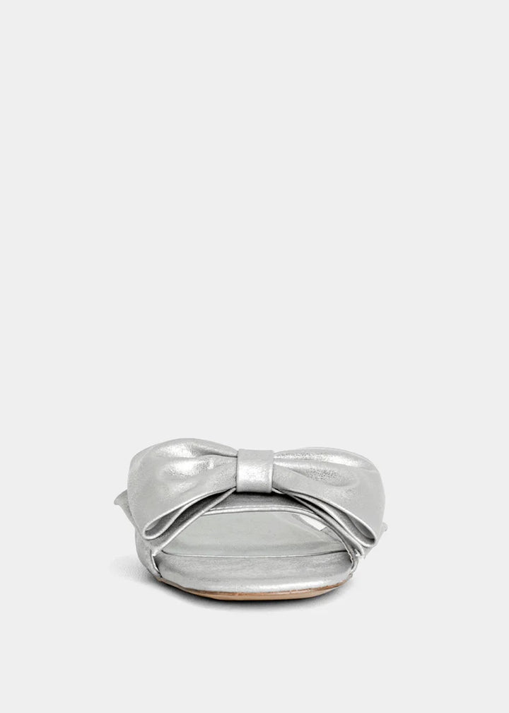 BREE SILVER BOW FLAT - SILVER