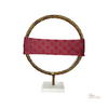 RED + TAN LOVE BOUGIE BANDS BY JILL HEADBAND + RED BEE EMBELLISHMENT