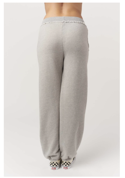 PARIS HEATHERED JOGGER - HEATHER GREY