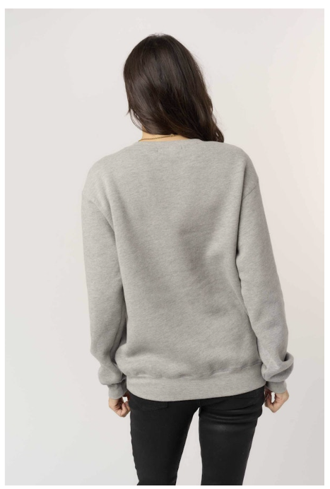 GAME DAY/DAY DRINKING REVERSIBLE SWEATSHIRT - GREY