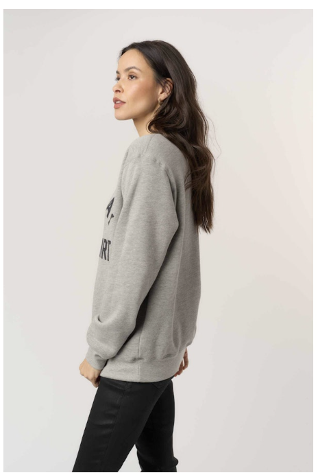 GAME DAY/DAY DRINKING REVERSIBLE SWEATSHIRT - GREY