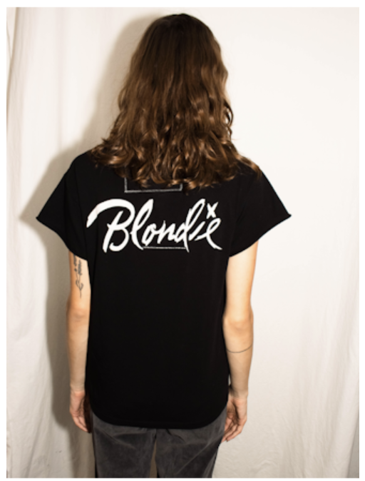 BLONDIE PRETTY BABY TEE - BLACK
