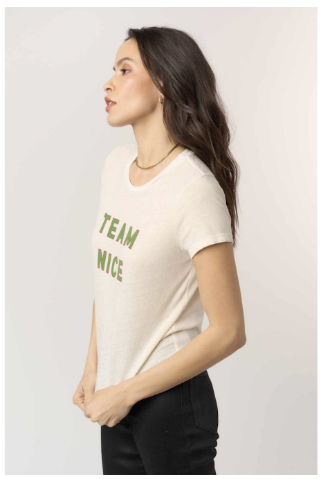 TEAM NICE BABY TEE - CREAM