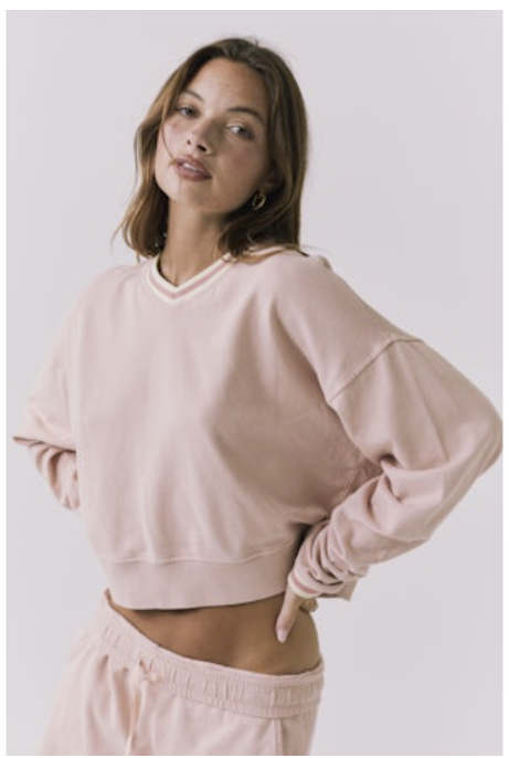 CAMPBELL PULLOVER - HONEY PEACH