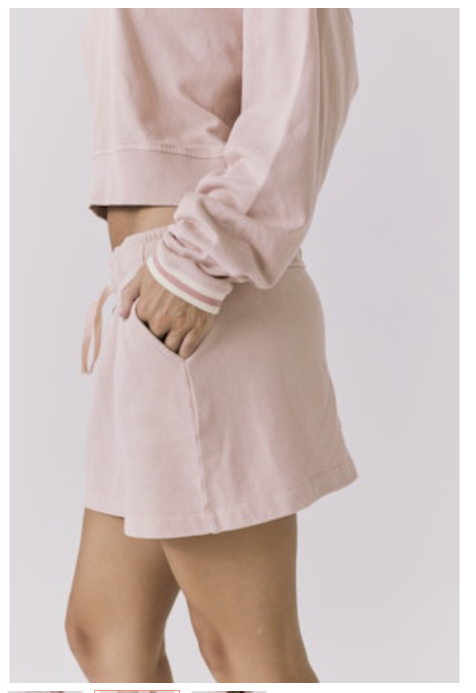 SOLEIL MINI SKORT - HONEY PEACH