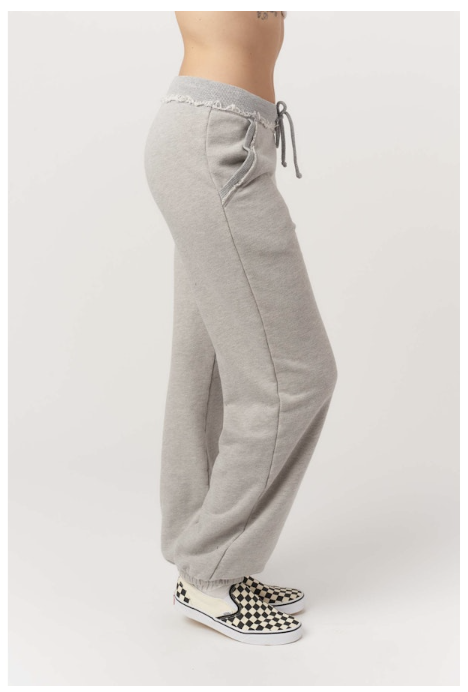 PARIS HEATHERED JOGGER - HEATHER GREY