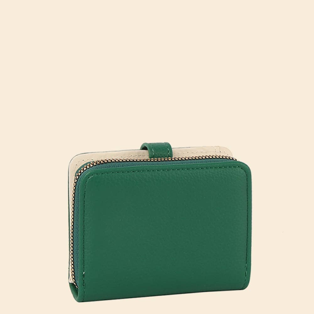 TWIST LOCK FLAP WALLET + WRISTLET - BLACK