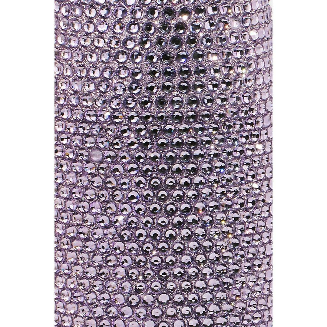 PAVE CRYSTAL RHINESTONE STAINLESS STEEL WATER BOTTLE - PINK